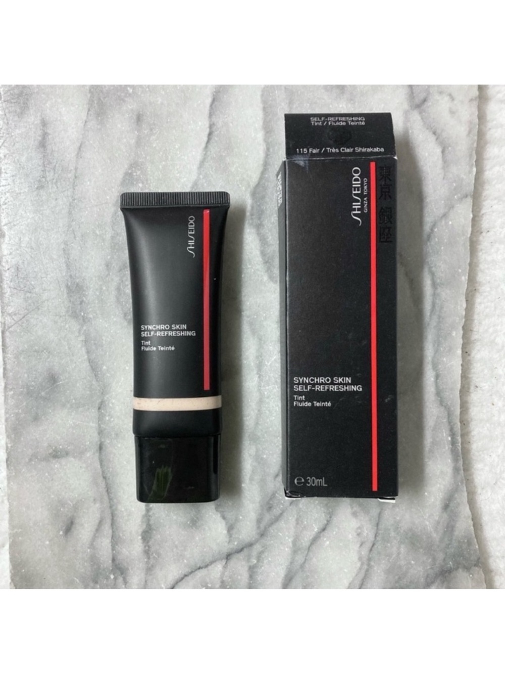 Shiseido Synchro Skin Self Refreshing Tint Shade 115 Fair New